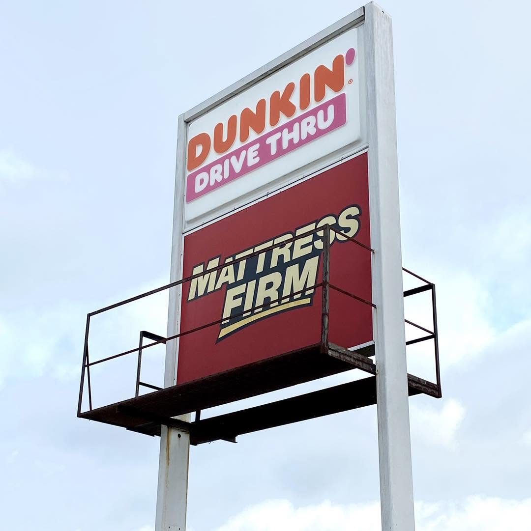 Illuminated commercial pylon sign wired by Trent Electrical
