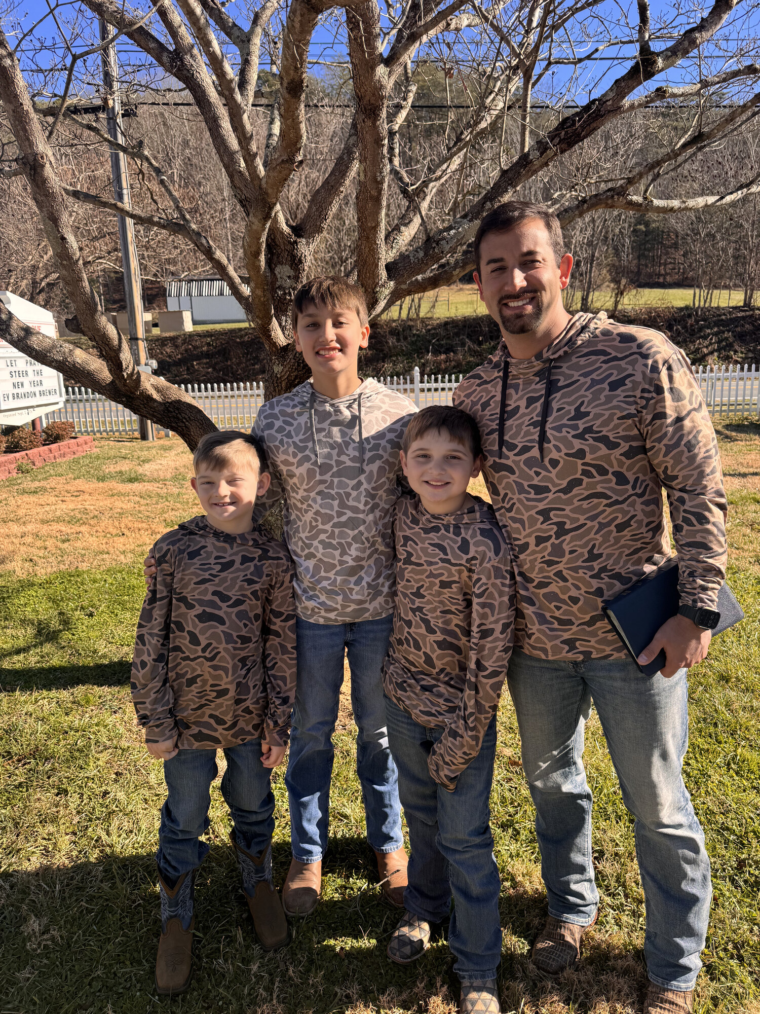 Ryan Trent and family, owner of Trent Electrical, based in Rogersville TN